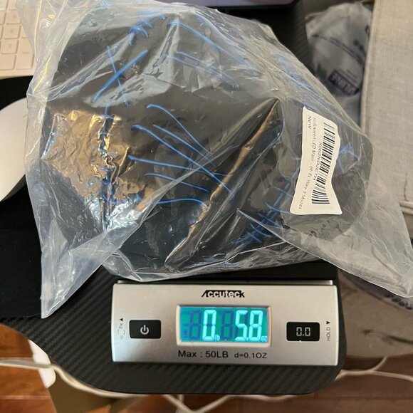 Light Up Blue Wire Horror Movie Halloween Mask Stitched Mouth and Eyes - Picture 11 of 11